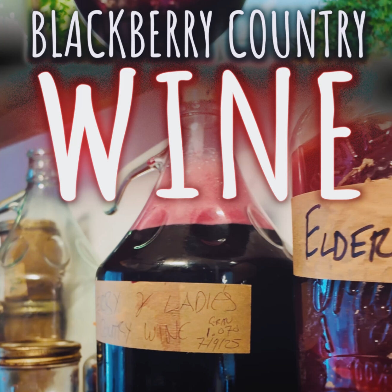 BLACKBERRY & LADIES BEDSTRAW COUNTRY WINE